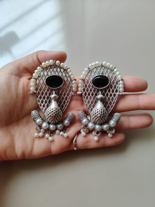Silver Brass Earrings – Vintage Charm with a Modern Soul
