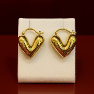 Heart Shape Anti tarnish Earrings