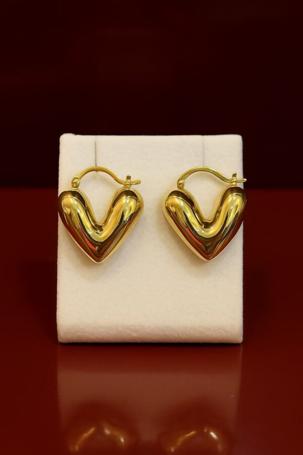 Heart Shape Anti tarnish Earrings